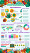 © Vector Tradition - Back to School flat vector infographics diagrams