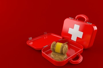 Poster - Gavel inside first aid kit