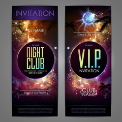 Wall Mural - disco ball background. disco party poster on open space background. night club