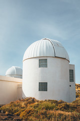 Wall Mural - Teide Observatory astronomical telescopes in Tenerife, Canary Islands, Spain