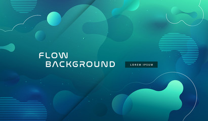 Wall Mural - colorful geometric background pattern. fluid shapes composition with trendy gradients. eps10 vector.