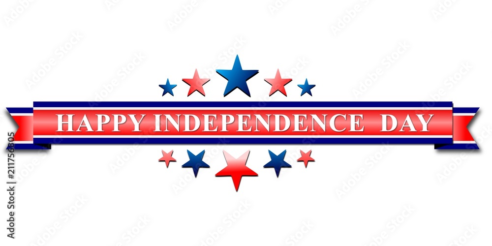 Happy 4th Of July USA Independence Day Header Or Banner Background ...