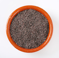 Poster - ground poppy seeds