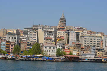 Canvas Print - istanbul city landscape sea