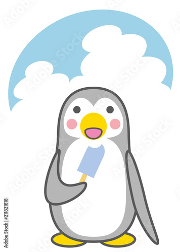 アイスを食べるペンギン Buy This Stock Vector And Explore Similar Vectors At Adobe Stock Adobe Stock