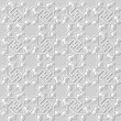 © Phoebe Yu - 3D white paper art Islamic geometry cross pattern seamless background