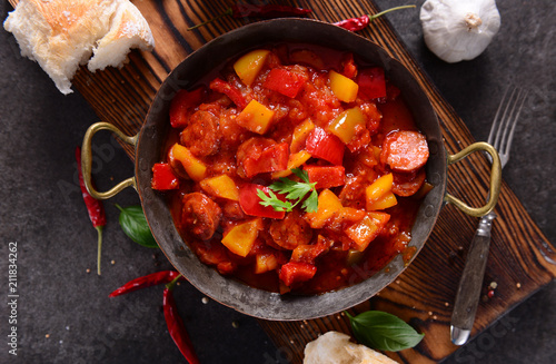 Fotografia  Traditional Hungarian dish - letcho