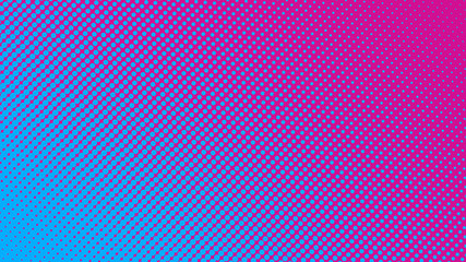 Wall Mural - Halftone gradient pattern vector illustration. Pink dotted, purple halftone texture. Pop Art style pink violet halftone, comics Background. Background of Art. Dots background. AI10