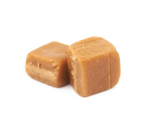 Canvas Print - Scottish whisky fudge candy isolated