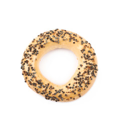 Poster - Poppy seeds bagel isolated