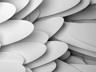 Aufkleber - Abstract background of geometric stones. Monochrome 3D rendering pattern.