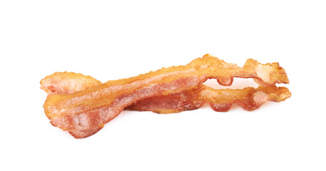 Wall Mural - Fried bacon composition isolated