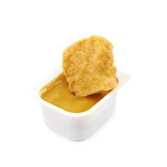 Poster - Chicken nugget composition isolated