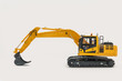 © chaphot - Excavator loader model on isolated white background