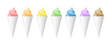 Color ice cream set