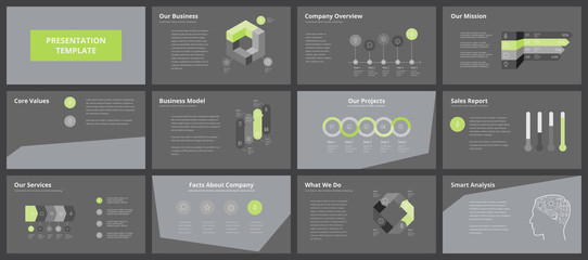 Sticker - Business presentation templates