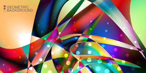 Geometric colorful abstract background