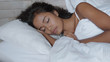 © stryjek - Portrait of beautiful lady sleeping in bed