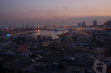 Wall Mural - panorama of Genoa