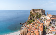 Beautiful City Of Scilla In Calabria, Italy