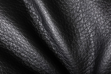 Wall Mural - Wave forms of dark fabric texture