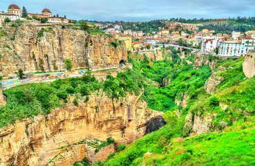 Sticker - The Rhummel River Canyon in Constantine. Algeria