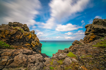 Wall Mural - Stunning coastal Cornish landscape