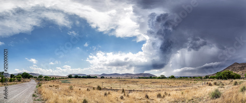 Cuadros en Lienzo Time Lapse of Tornadic Supercell over Tornado Alley