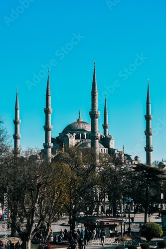Plakat Błękitny Meczet, Istambuł, Turcja