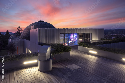 Valokuvatapetti Brno planetarium and observatory