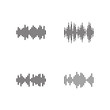 © haris - Audio wave logo design template