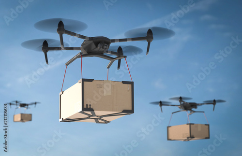 3d Transport Versand Durch Drohnen Kaufen Sie Diese Illustration Und Finden Sie Ahnliche Illustrationen Auf Adobe Stock Adobe Stock