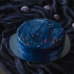 blue cake