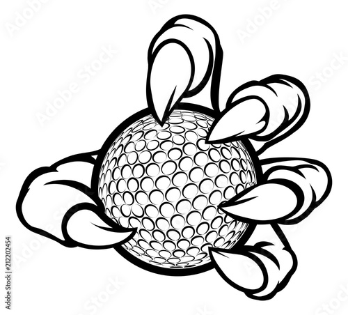 Monster or animal claw hold...