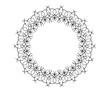 © am54 - geometric round circle ornament frame mandala