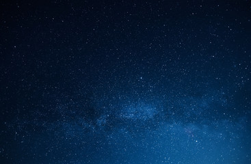 night sky stars / night photography starry sky summer countryside ukraine