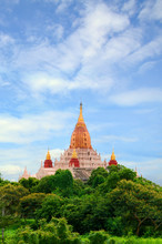The Ananda Temple, Located In Bagan, Myanmar.
