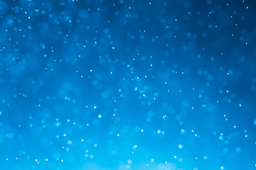 Wall Mural - dark blue abstract backgrounds with bokeh.