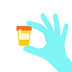 Wall Mural - Urine test icon