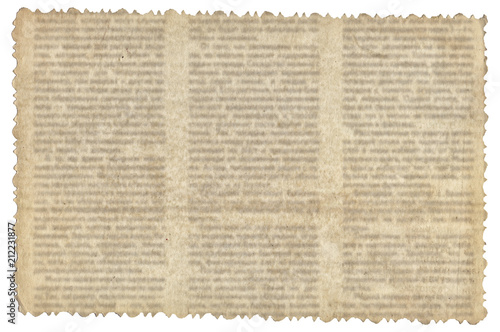 Vintage Newspaper Texture