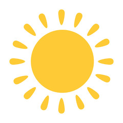 Poster - summer sun isolated icon