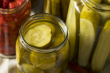 Sticker - Homemade Pickled Vegetables in Jars