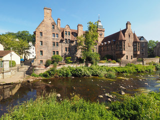 Poster - Water of Leith river in Dean village in Edinburgh