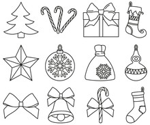 Christmas printables printable merry pinkwhen signs chalkboard quotes series decorations crafts verses collect cards Professional Christmas Santa Coloring Page Stock Photos - Public Domain