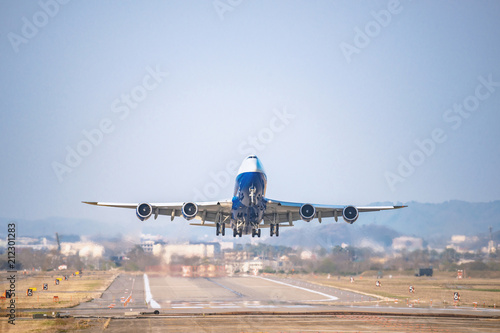 Fotografía  離陸するジャンボジェット