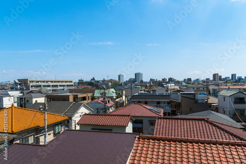 Zdjęcie XXL Sceneria obszar mieszkalny Tokio Ota-ku 2