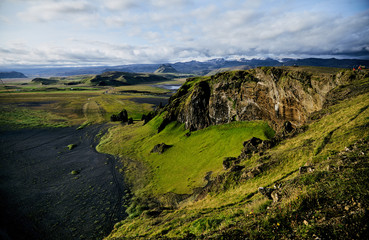 Wall Mural - Landscape of Iceland near the