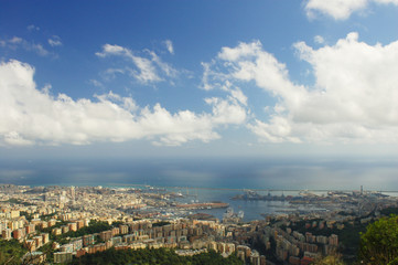 Wall Mural - panorama of Genoa