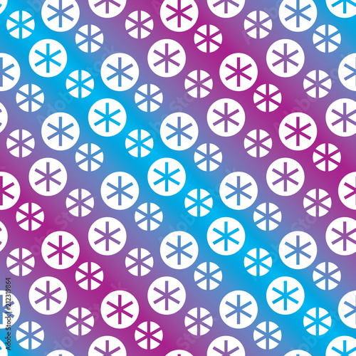 Simple winter geometric swatch.