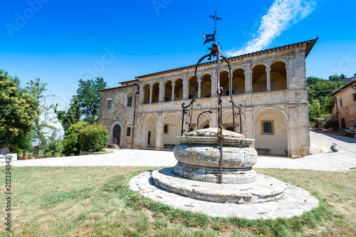 Fotografie, Obraz Parsonage of the church of San Biagio near Montepulciano, Italy